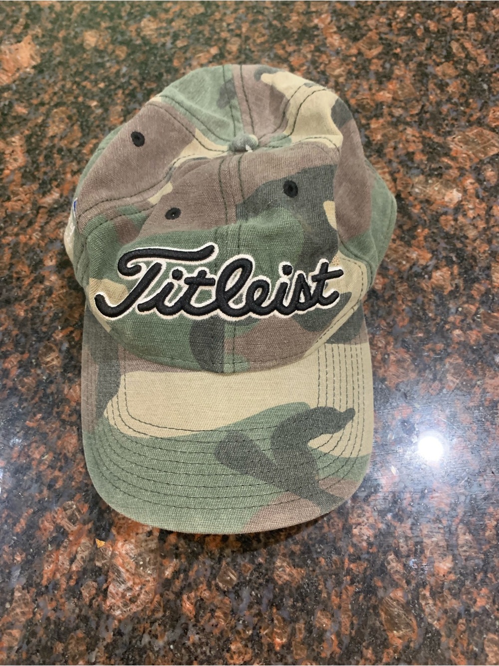 Titleist Kids Camo Baseball Hat - Green & Tan